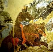 Piero della Francesca the legend of the true cross, detail oil painting